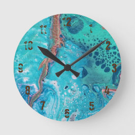 Pintura abstracta hecha a mano - Arte Kook - Reloj