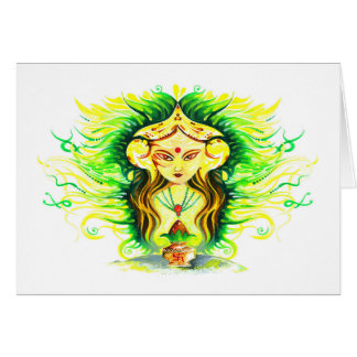 Pintura abstracta hecha a mano de Lakshmi Durga