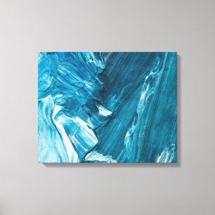 Pintura abstracta lienzo envuelto premium (brillan