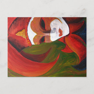 Pintura acrílica "Carnivale" - postal