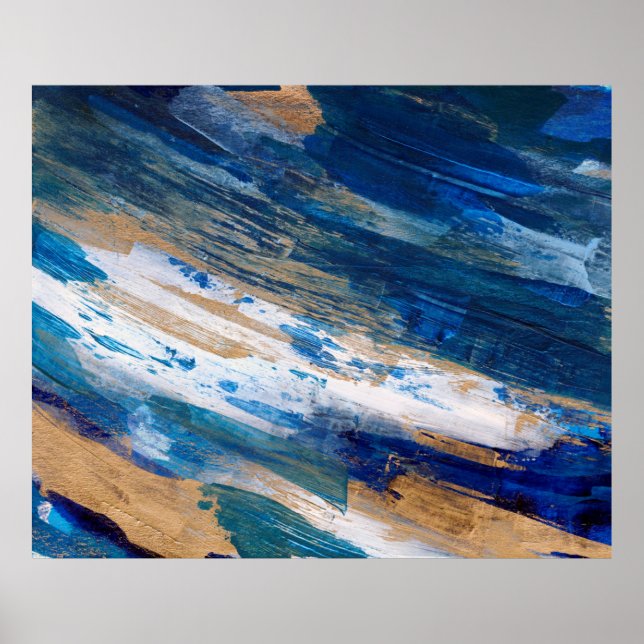 Pintura acrílica. Obra de arte pintada a mano de m (Frente)