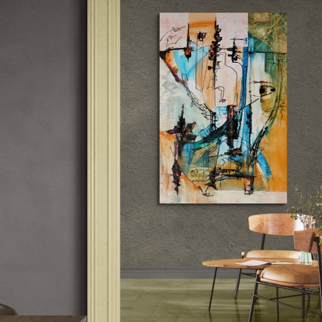 Pintura Acrílica Original Sobre Poster Glososo (Subido por el creador)