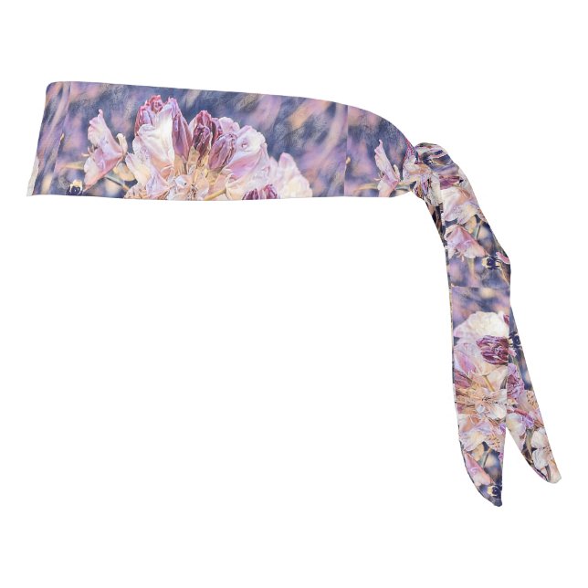 Pintura acuarela de una flor de azeea morada (Girar 90)