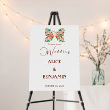 Pintura al óleo romántico Floral Mariposa