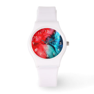 Pintura, arte, reloj de pulsera de dos tonos Unise