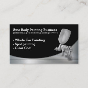 Pintura automática de cuerpo   Tarjeta profesional