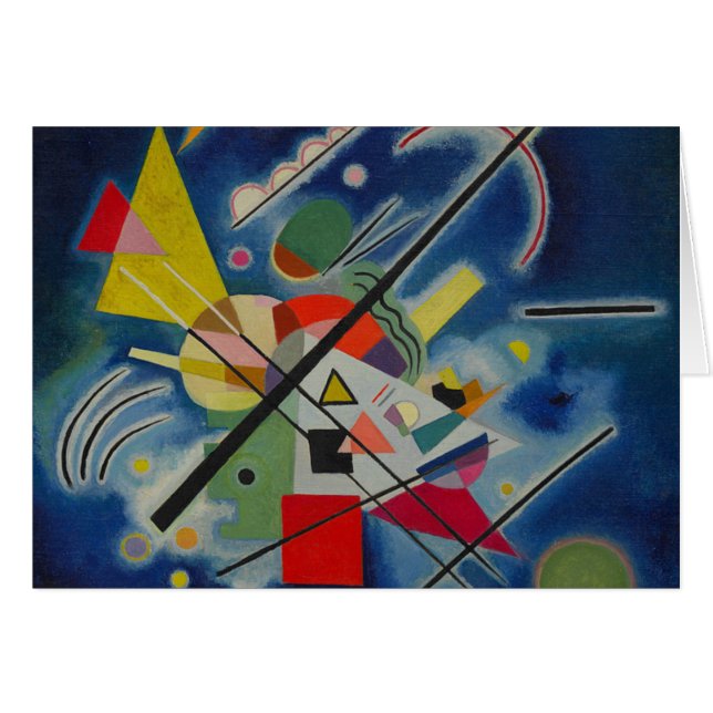 Pintura azul de Kandinsky (Anverso (Horizontal))
