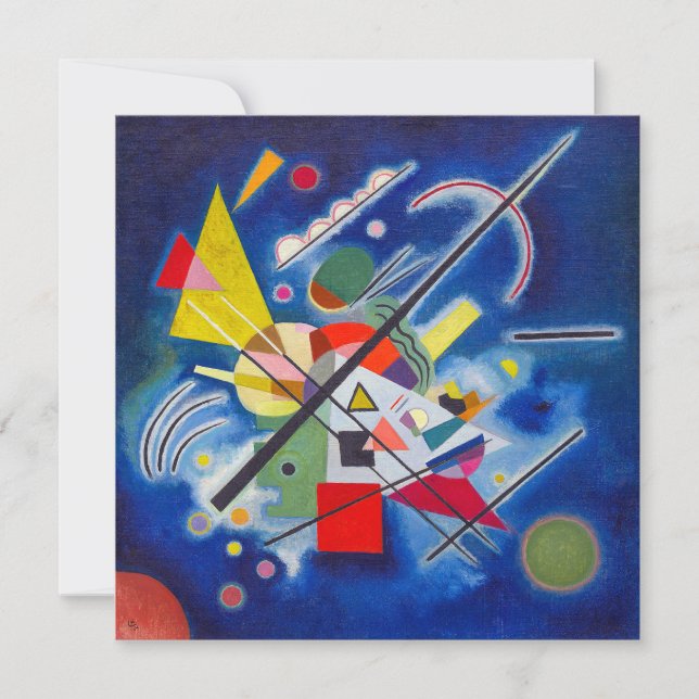 Pintura azul | Wassily Kandinsky | (Anverso)