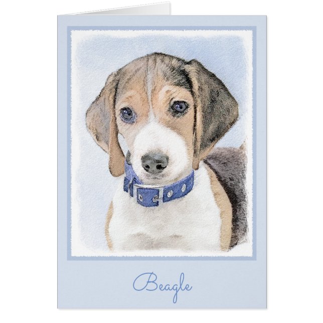 Pintura Beagle - Arte Perro Original Cuto (Frente)