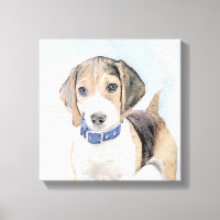 Pintura Beagle - Arte Perro Original Cuto