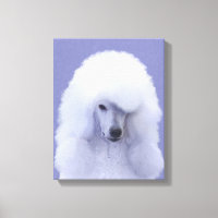 Pintura blanca de canapé estándar - Arte de perro 