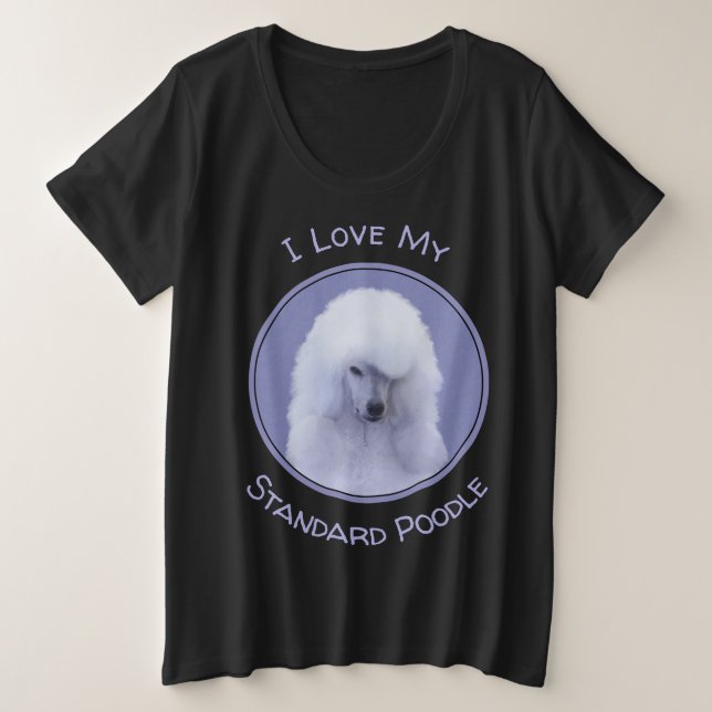 Pintura blanca de canapé estándar - Arte de perro  (Anverso del diseño)