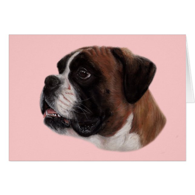 Pintura Boxer Pastel (Anverso (Horizontal))