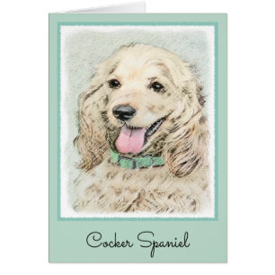 Pintura Buff de Cocker Spaniel - Arte Perro Origin