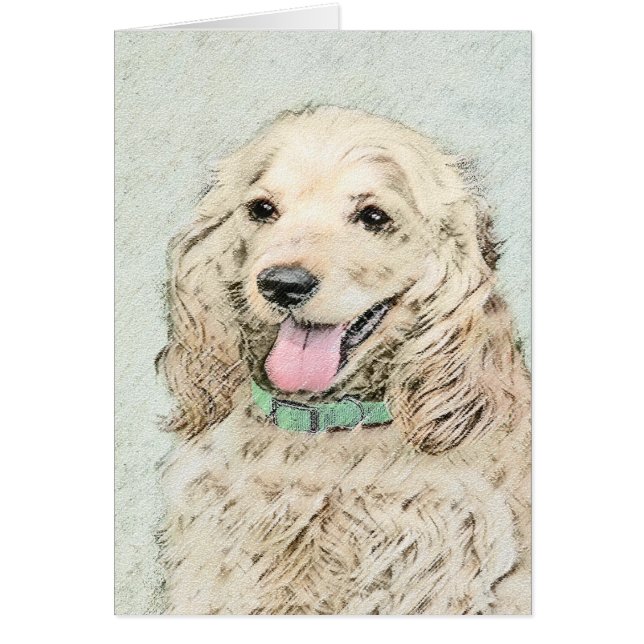 Pintura Buff de Cocker Spaniel - Arte Perro Origin (Frente)