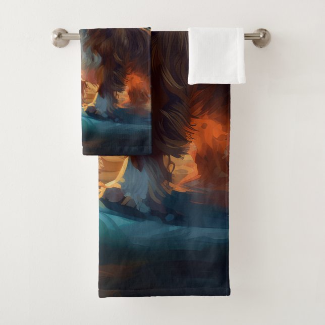Pintura Cavalier King Beach para surf (In situ)