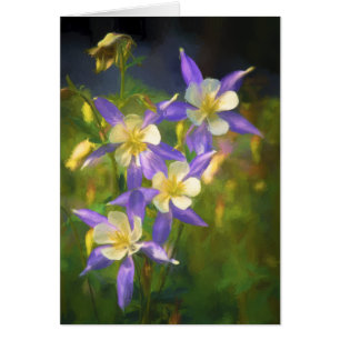 Pintura Colorado Blue Columbine - Arte Original