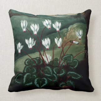 Pintura completa de la almohada de Cyklamen