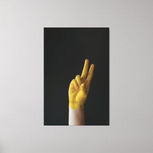 pintura con dedo Lienzo envuelto premium (brillant