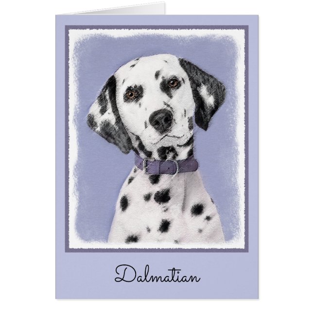 Pintura dálmata - Arte de perro original (Frente)