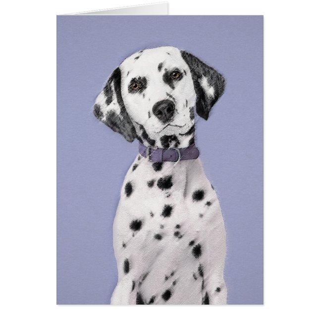 Pintura dálmata - Arte de perro original (Frente)