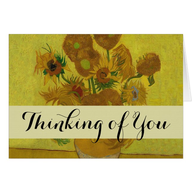 Pintura de 15 girasoles de Vincent Van Gogh (Anverso (Horizontal))