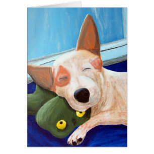 Pintura de abrazo roja de la rana de Heeler