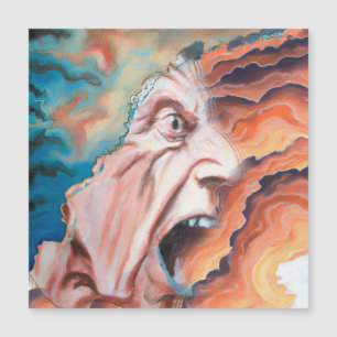 Pintura de aceite de ondas de pánico