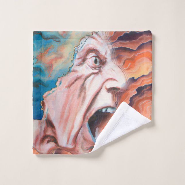 Pintura de aceite de ondas de pánico (Toallita)