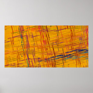 Pintura de aceite decorativa. Arte dinámico vibran