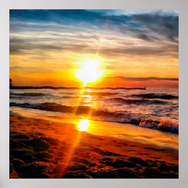 Pintura de aceite. Obra de arte acrílico. Gran pos (Frente)