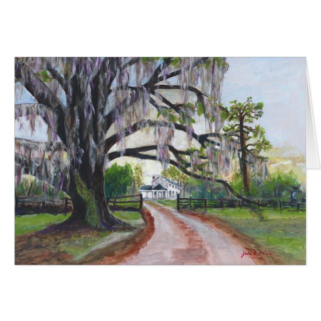 Pintura de acrílico de la plantación cubierta de (Anverso (Horizontal))