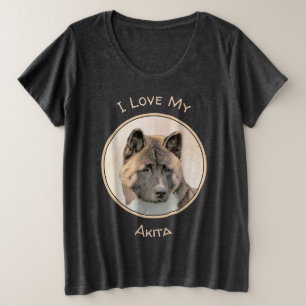 Pintura de Akita - Arte de Perro Original.