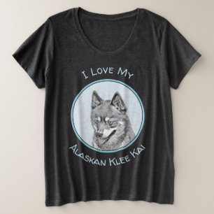 Pintura de Alaskan Klee Kai - Arte Perro Original.