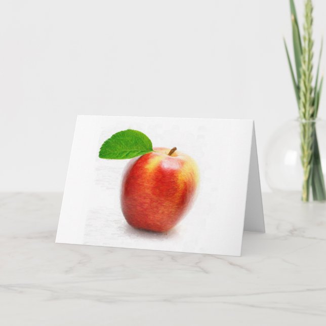 Pintura de Apple - Tarjetas de felicitación (Anverso)
