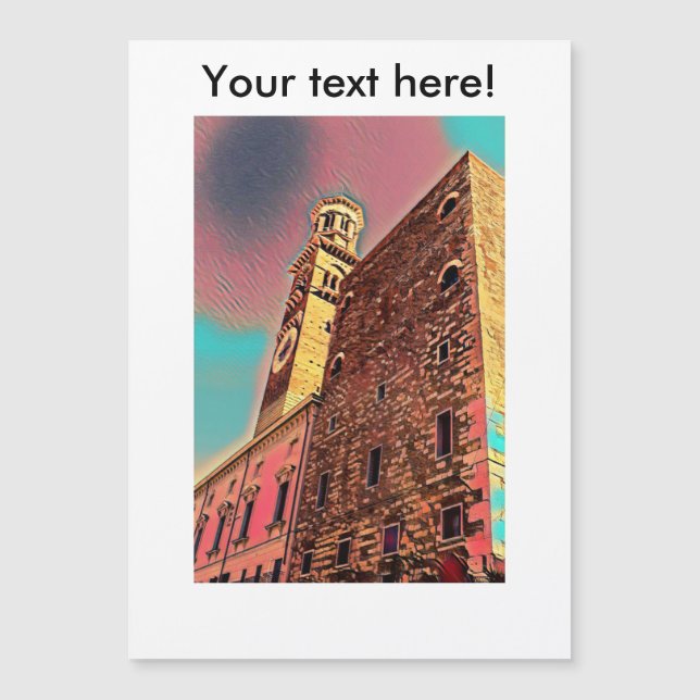 Pintura de arquitectura de Italia (Anverso)