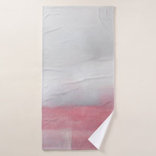 Pintura de arte abstracta rosa y gris. Arte modern