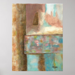 Pintura de arte abstracto Pastel Castillo de fanta