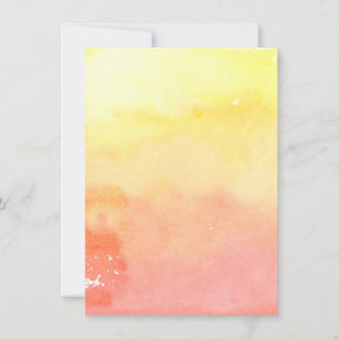 Pintura de arte acuarela color rosa amarillo naran
