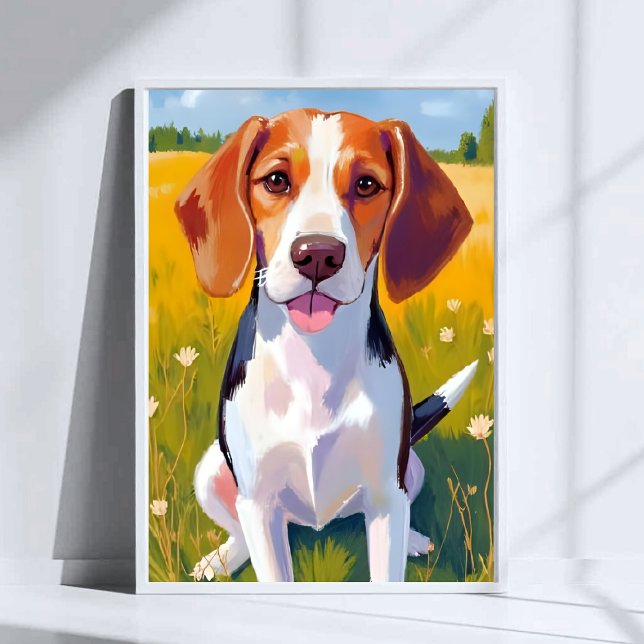 Pintura de arte Beagle Dog (Subido por el creador)