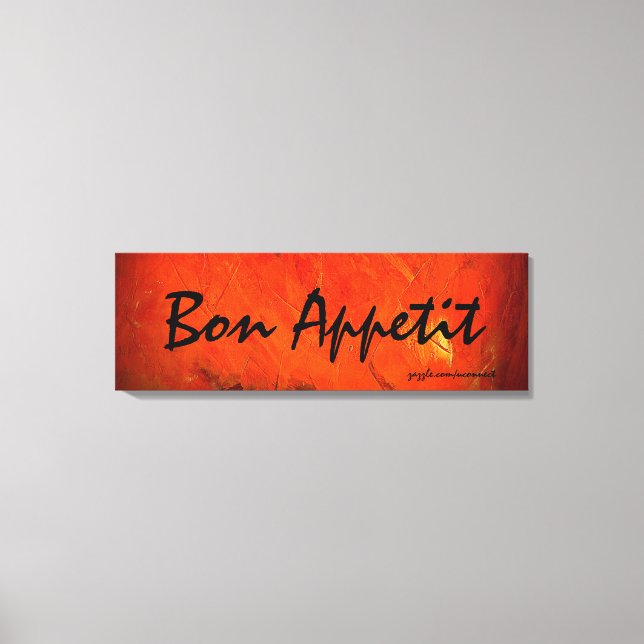 Pintura de Arte Bon Appetit (Anverso)