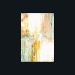 Pintura de arte "café" turquesa y marrón abstracto<br><div class="desc">La imagen utilizada para crear este producto es una pintura artística abstracta original de T30 Gallery.</div>