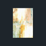 Pintura de arte "café" turquesa y marrón abstracto<br><div class="desc">La imagen utilizada para crear este producto es una pintura artística abstracta original de T30 Gallery.</div>