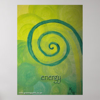 Pintura de arte cardíaco de "energía"