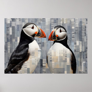 Pintura de arte de las aves de los animales de la