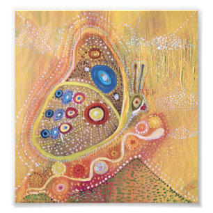 Pintura de arte de mariposa Foto Ampliación Kodak