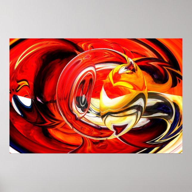 Pintura de arte de resumen digital arte de computa (Frente)