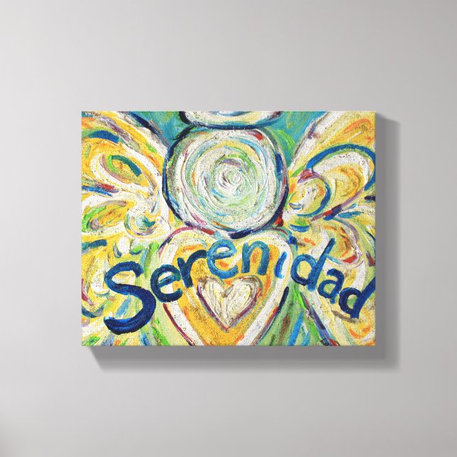 Pintura de arte de Serenidad Angel Word (Anverso)