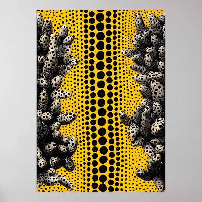pintura de arte de Yayoi Kusama (Frente)