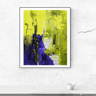 Pintura de arte mural salpicado.